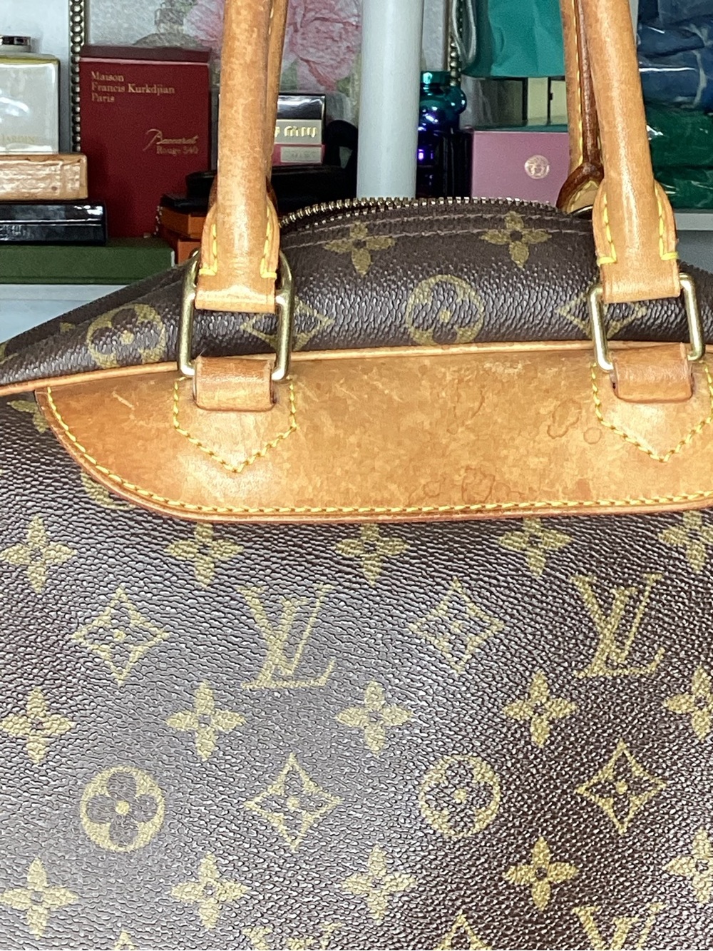 LOUIS VUITTON DANVILLE BROWN MONOGRAM TOP HANDLE BRIEFCASE - Picture 5 of 6